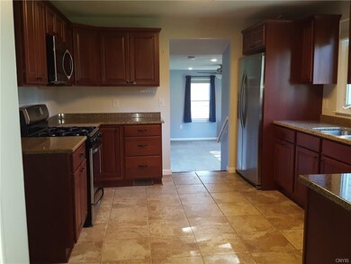 Looking into family room