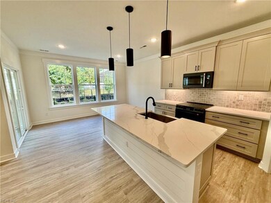 kitchen/dining area with plenty of light