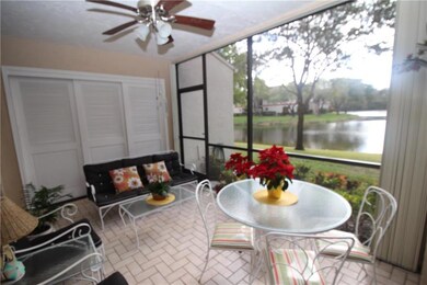 Fantastic water views from your screened-in patio