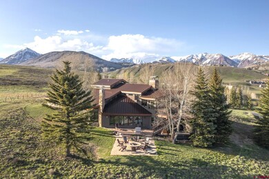 View over house looking north