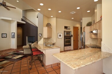 Kitchen to family room