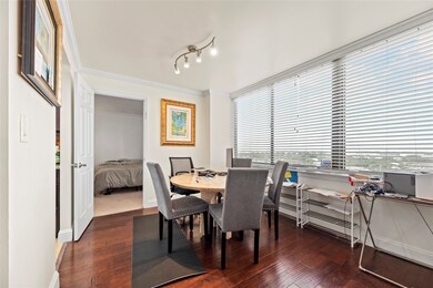 The dining area, conveniently located next to the