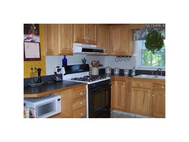 Beautiful hickory cabinets, countertops with hardw