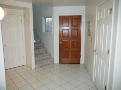 Foyer with Tile Floor