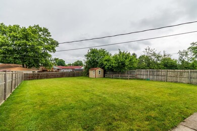 Fenced yard