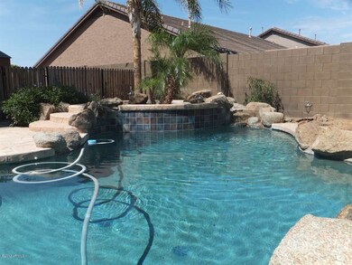 Pool with Water Feature