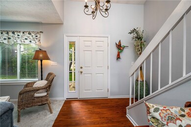 Entry view from living room