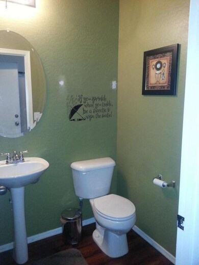 Powder Room on Lower Level