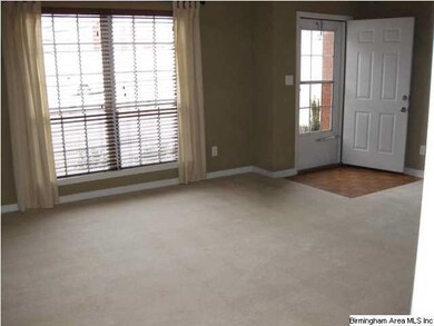 Large living room has generous double pain window 