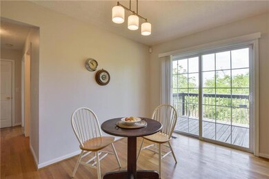 Private deck just off the dining area