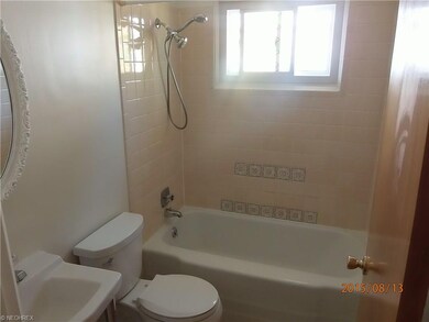 Updated clean bathroom