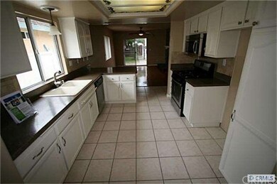 Kitchen view from living room area