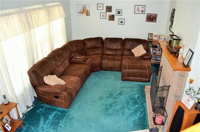 Living room has plenty of space to enjoy time toge