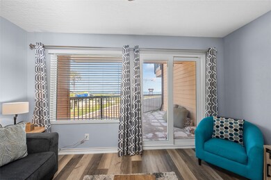 Beautiful gulf views from your den and kitchen.
