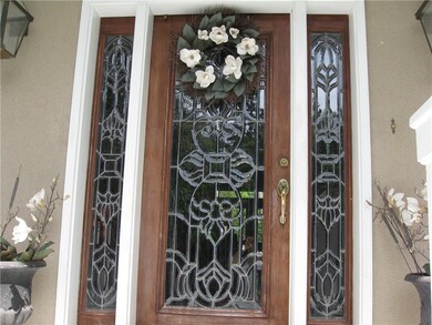 Leaded door and side lights