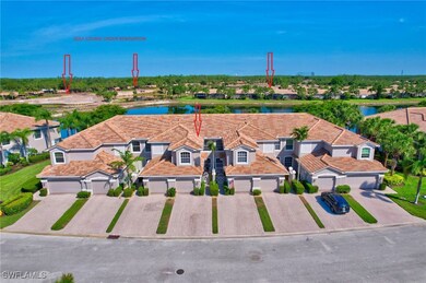 Aerial view of the propertie's building and a part