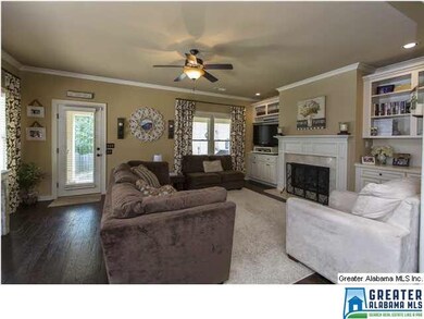 Your family room complete with a cozy tile surroun