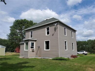 SW side of house