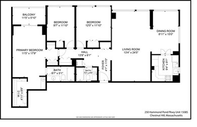 250 Hammond Pond Pkwy unit 1508S, Chestnut Hill, MA 02467 - photo 4