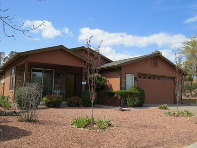 Front Elevation, Oversized Garage