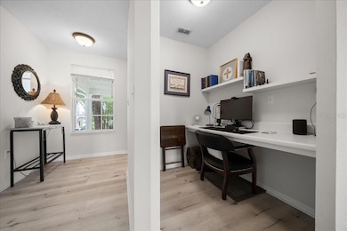 Front entrance and office nook