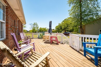 Open deck off kitchen
