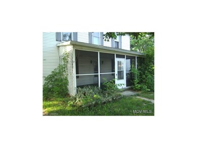 Screened-in front porch