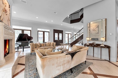 The openness and flow of this residence adds charm