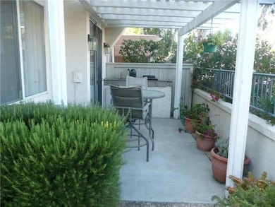Private covered Patio