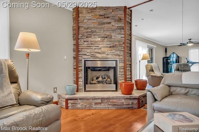 Stone Gas Fireplace