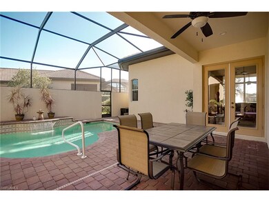 Courtyard with pool