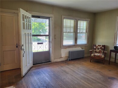 Living room with hardwood floors