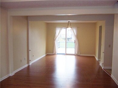 Dining Room. Living room and dining room with hard
