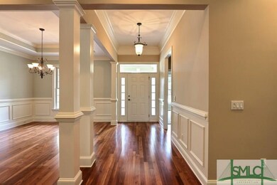 This is a view of the front entrance from the fami