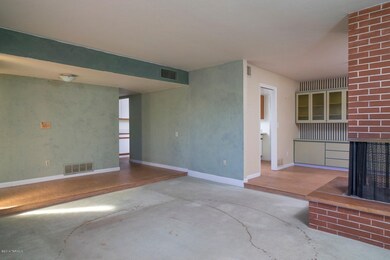 sunken living room