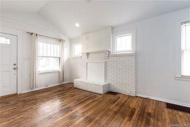 Brick Fireplace (not functioning) with Mantel