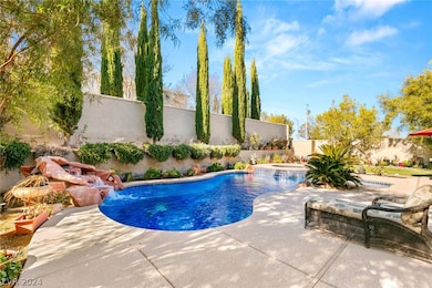 Sparkling Pool & Spa with Custom Tile
