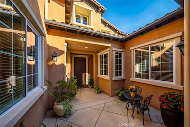Private entry courtyard.