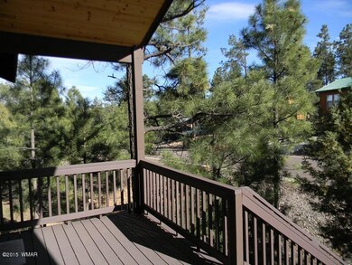 View from front covered deck