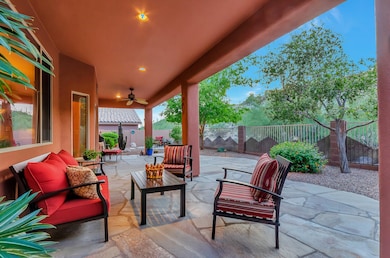 Covered back patio