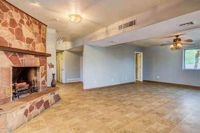 Beautiful Flagstone Fireplace