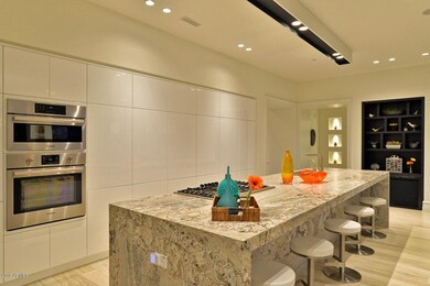 KITCHEN ISLAND WITH WATERFALL GRANIT INC