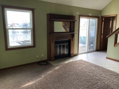 The Family Room faces the lake and has a beautiful