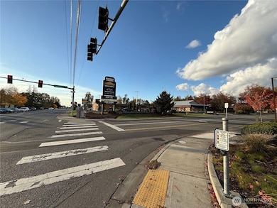 Signage at the corner of College Way and Continental Place