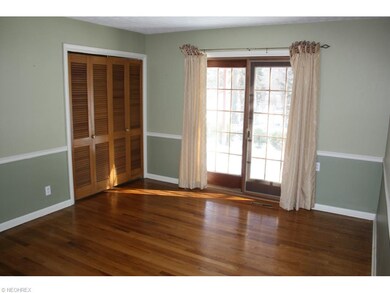 Wet bar enclosed in closet on left. Sliding door t