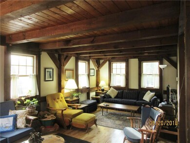 Front to back Livingroom with wood...