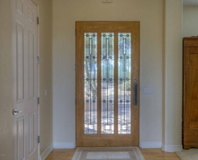 Beautiful Leaded Glass Entry Door