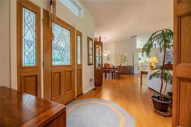 Inviting entry area.