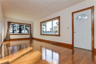 Living room with panoramic views of Apponaug Cove