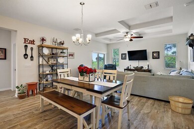 Cafe Dining is open to the Family Room.
